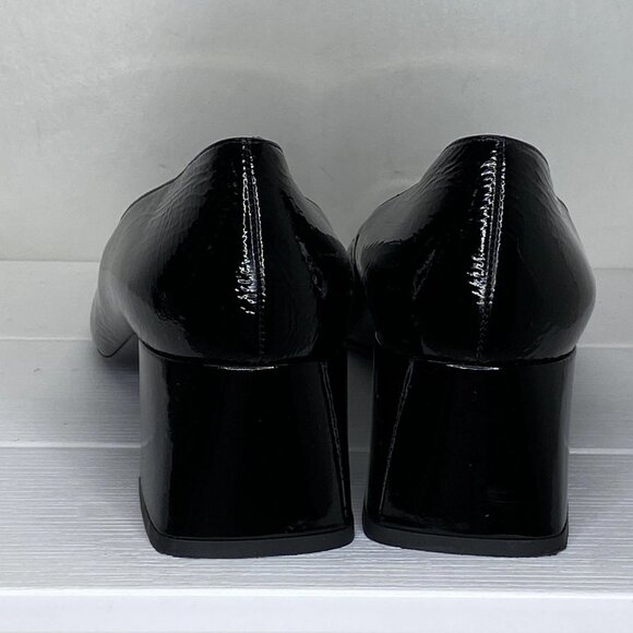 NEW SUZANNE RAE Women’s Patent Leather Embellished Pumps – Black – Size 11 - Picture 9 of 12
